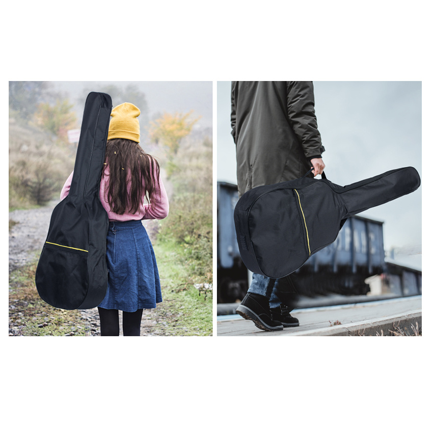 Freizeit Sto&szlig;fest Akustikinstrument Gitarrenverpackungsbeutel Staubschutz Weicher Gitarrenrucksack Aufbewahrungskoffer Gig Bag