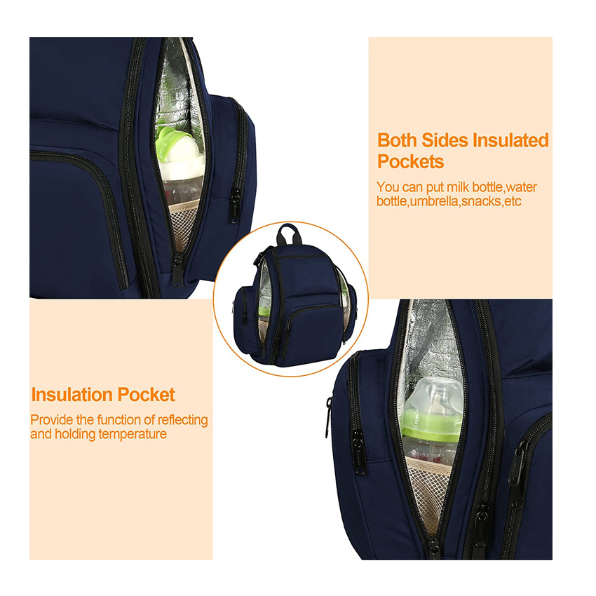 Gro&szlig;e Baby-Tragetasche Hochwertige wasserdichte Laptop-Windel-Rucksack-Mama-Tasche