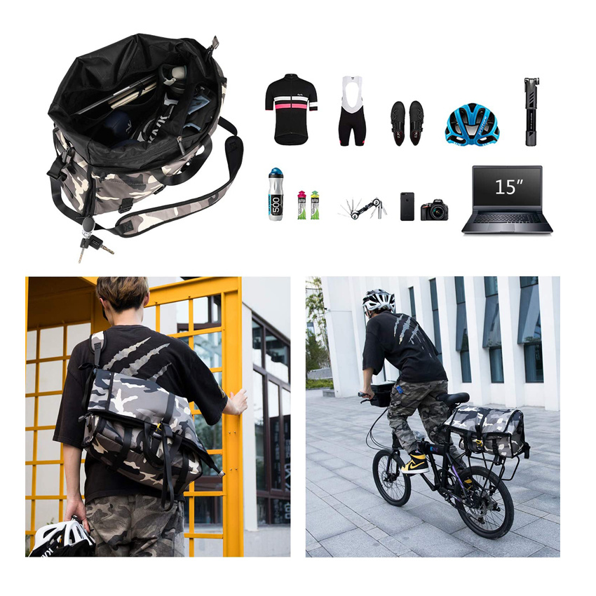 Fahrradzubeh&ouml;r Taschen Fahrradtasche Multifunktions-Fahrrad-Aufbewahrungstasche Fahrradtasche