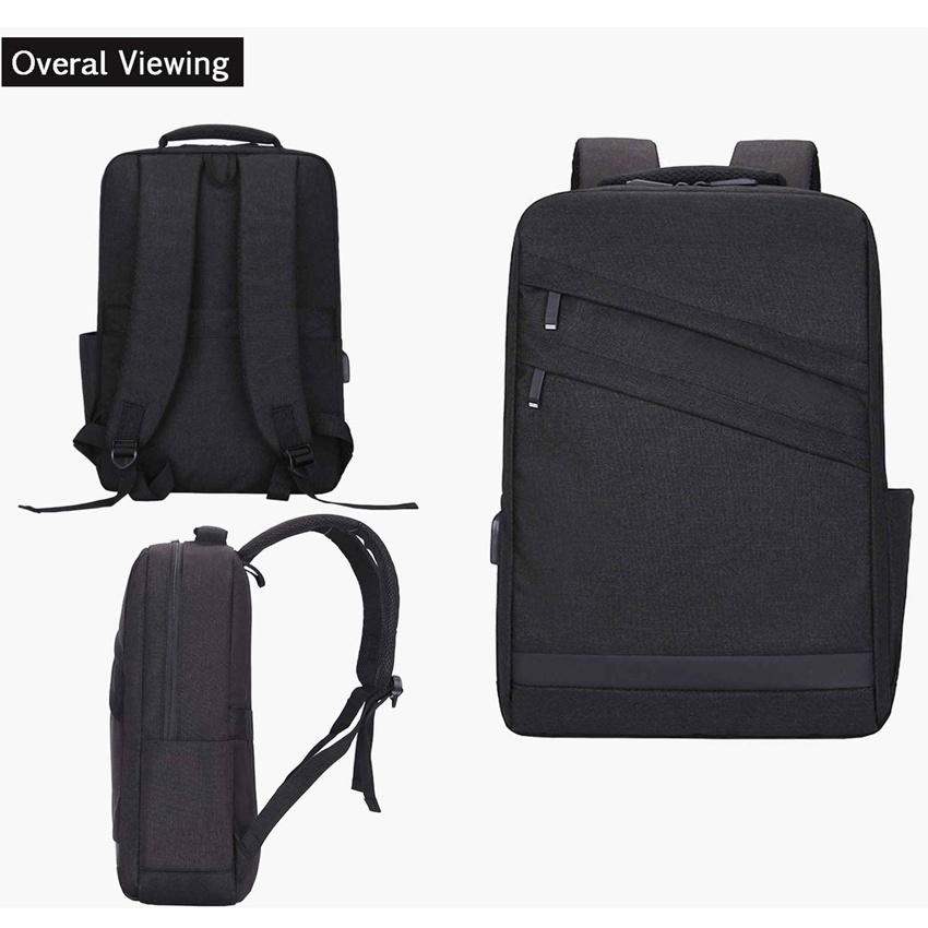 Laptop-Rucksack, schlanker Business-Computer-Rucksack mit USB-Ladeanschluss f&uuml;r M&auml;nner und Frauen, College-Computer-Rucks&auml;cke, Reiserucksack
