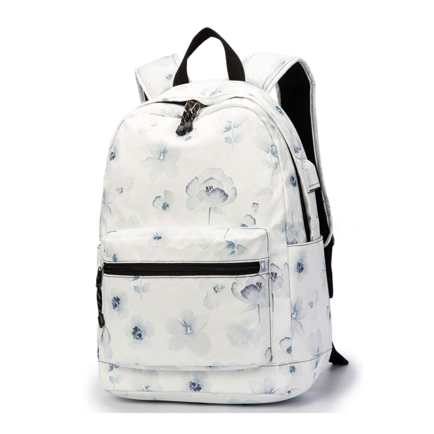 Wasserdichter Laptop-Reise-Outdoor-Rucksack mit USB-Ladeanschluss, Sch&uuml;lerbuchtaschen