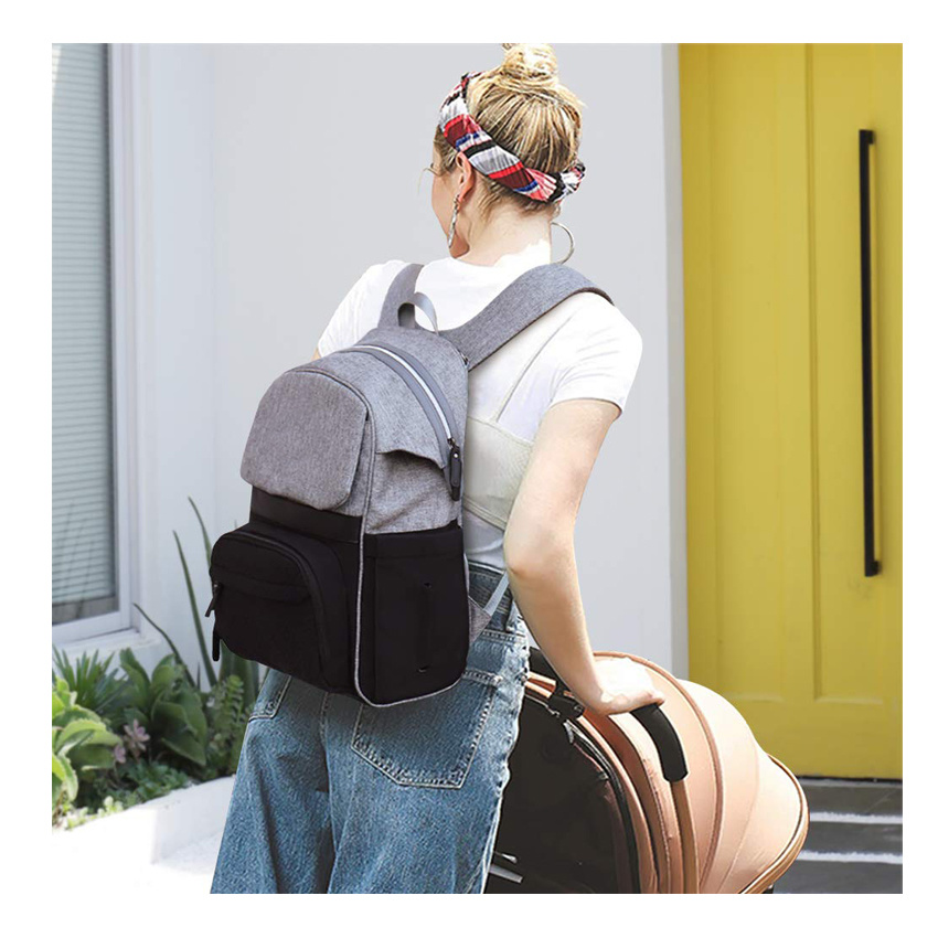 Baby-Schlafwindeltaschen Wasserdichte multifunktionale Baby-Taschen-Rucksack-Mama-Reisetasche
