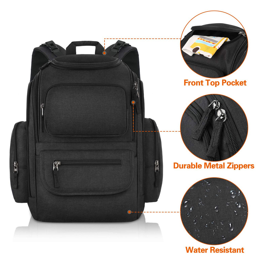 Baby-Tasche Baby-Wickeltaschen Gro&szlig;e Kapazit&auml;t Mumien-Reise-Mode-Rucksack-Tasche