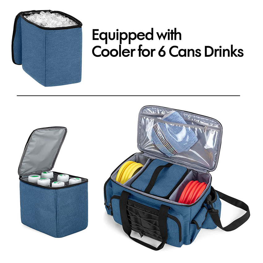 Tragbare Disc-Golftasche Eisk&uuml;hltasche Leichte Frisbee-Tasche Faltbare Hunde-Frisbee-Tasche