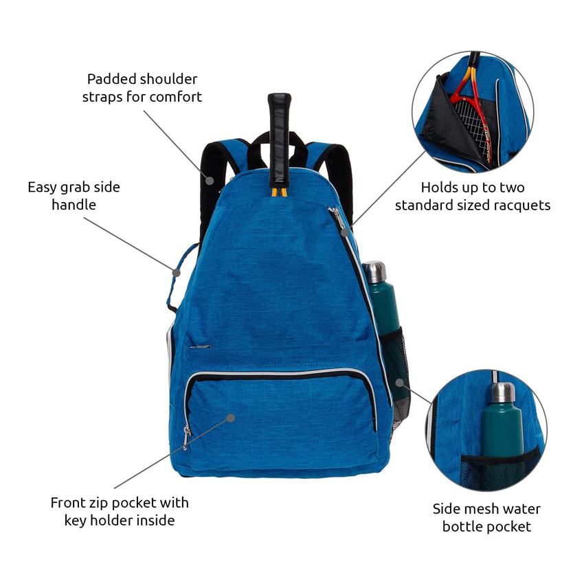 Tennisrucksack Schl&auml;gerhalter Tennisausr&uuml;stungstasche Outdoor-Sporttasche