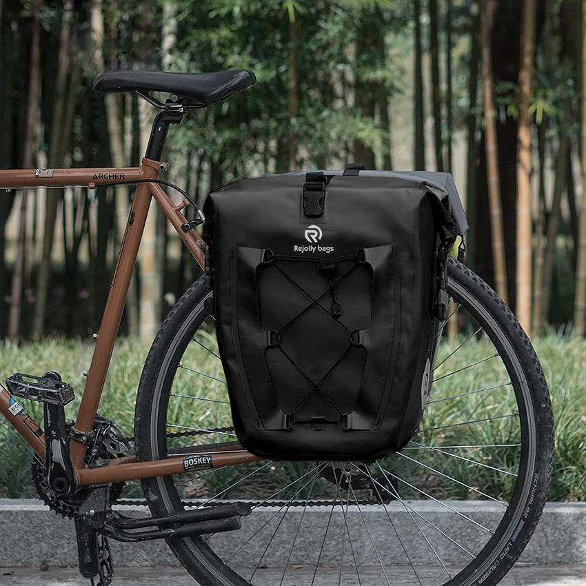 Packtaschen Wasserdicht Fahrrad Gep&auml;cktr&auml;gertasche Max 30L Gro&szlig;e Kapazit&auml;t Fahrradtr&auml;ger Kofferraum Packtaschen f&uuml;r Radfahren Reisen Pendeln Fahrradtasche