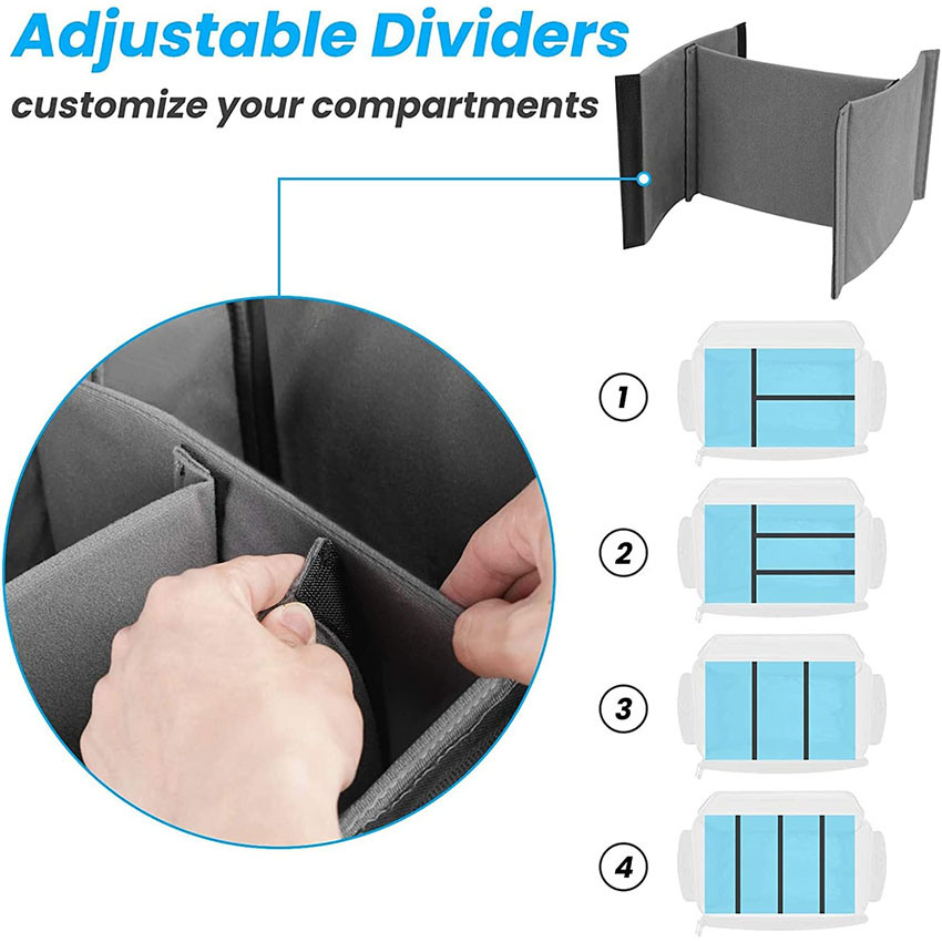 Пустая сумка для медицинского оборудования с регулируемым разделителем, съемным плечевым ремнем, водостойкой домашней медицинской сумкой для медицинской сестры для студента-медика