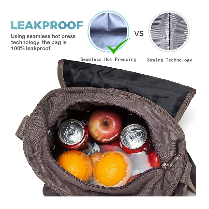 Gro&szlig;handel Leichte Studenten Mittagessen Tasche Faltbare Strand Picknick Tasche Eis K&uuml;hltasche