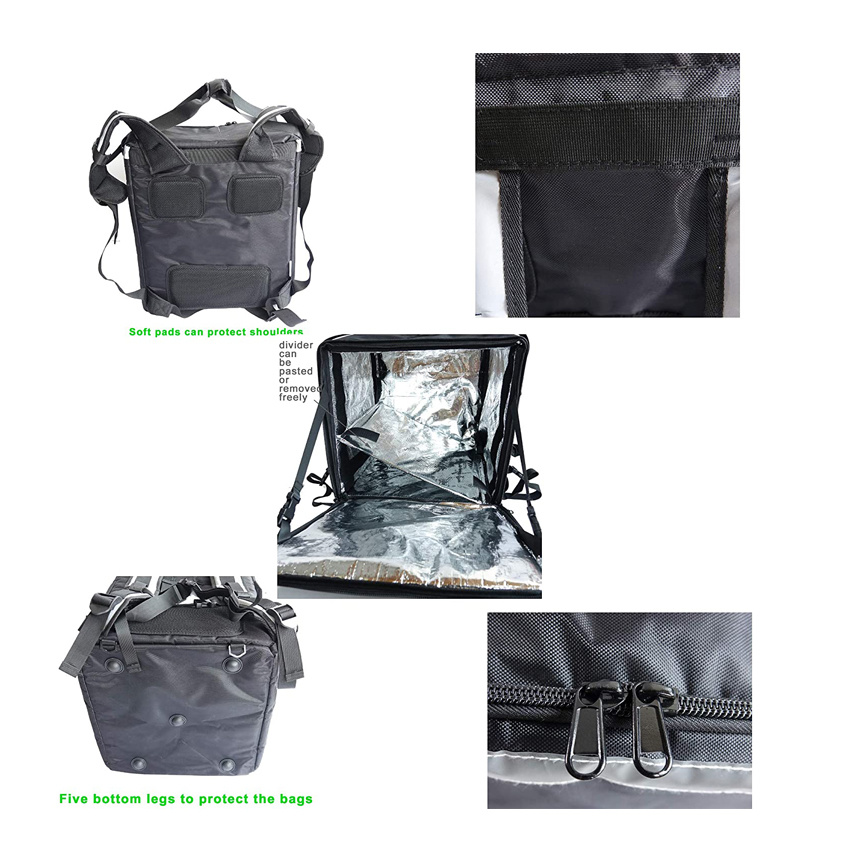 Lunch-Tasche Lebensmittel-Tragetasche Pizza-Liefertasche Lebensmittel-Liefertasche K&uuml;hlbox