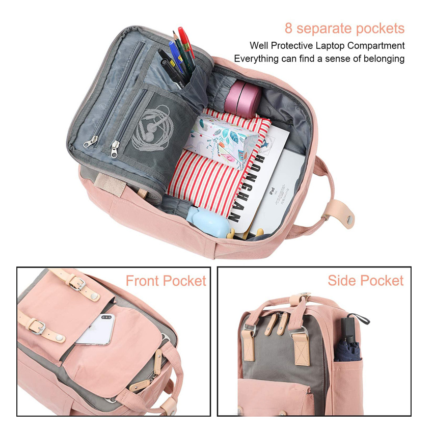 Leichter Reiserucksack Frauen Laptop Rucksack M&auml;dchen Reise Schulrucksack f&uuml;r Teenager College