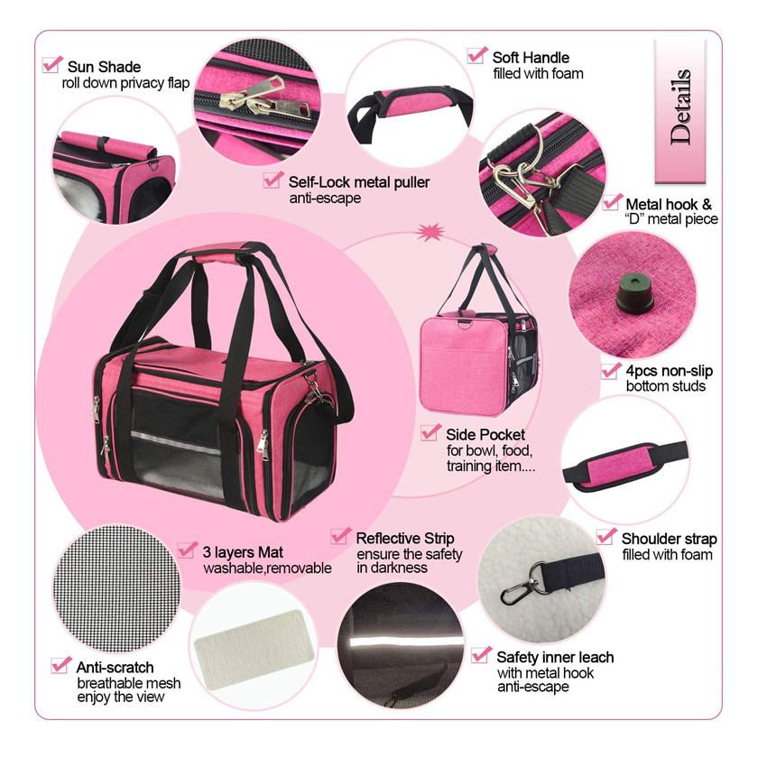 Tragbare Welpentasche Haustier-Reisetragetasche Haustierprodukte Haustierk&auml;fig