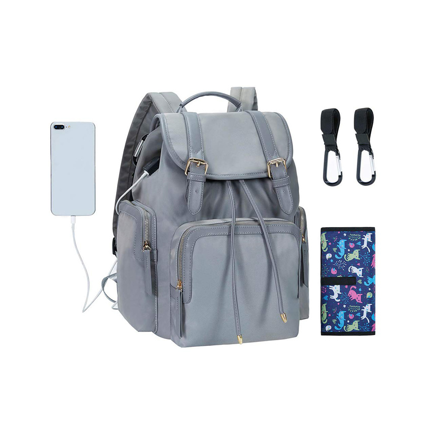 Baby-Tasche Wickelrucksack Gro&szlig;e Kapazit&auml;t Mutterschaft Multifunktions-Reisewindeltasche