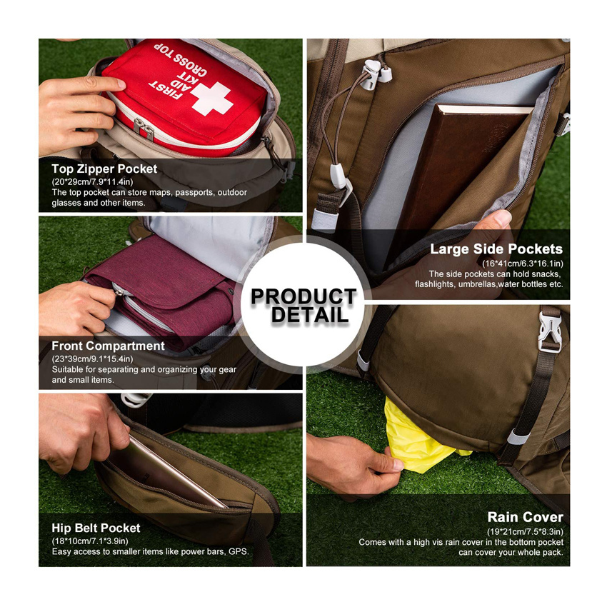 Reisegep&auml;cktasche Langlebiger wasserdichter Rucksack Outdoor Camping Bergsteigen Rucksack