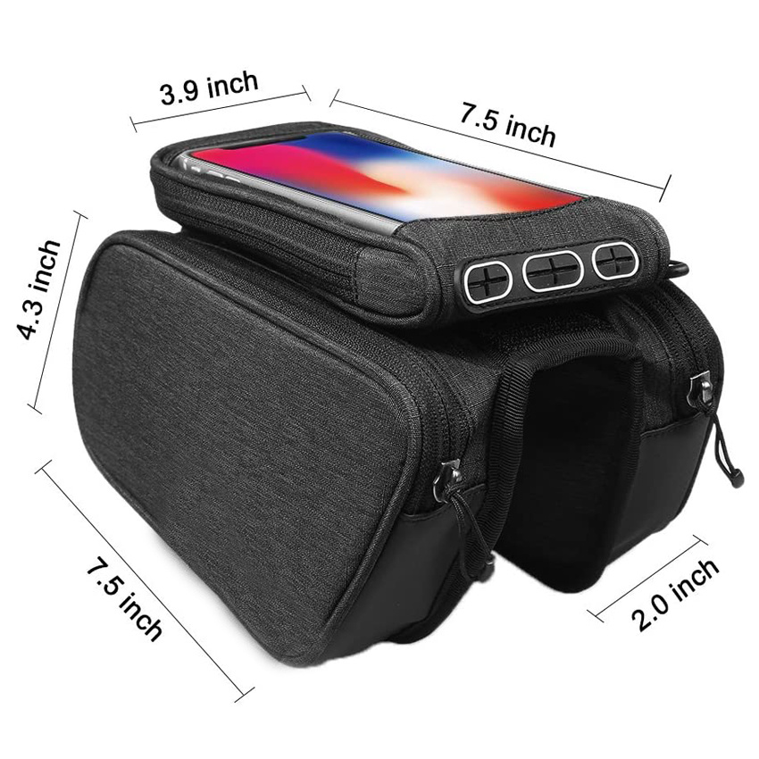 Fahrradtasche Wasserdichte Handytaschen MTB Rennrad Mountainbike Fahrradtasche Radfahren Sport Outdoor Reisen Wandern Zubeh&ouml;r Rucksacktasche