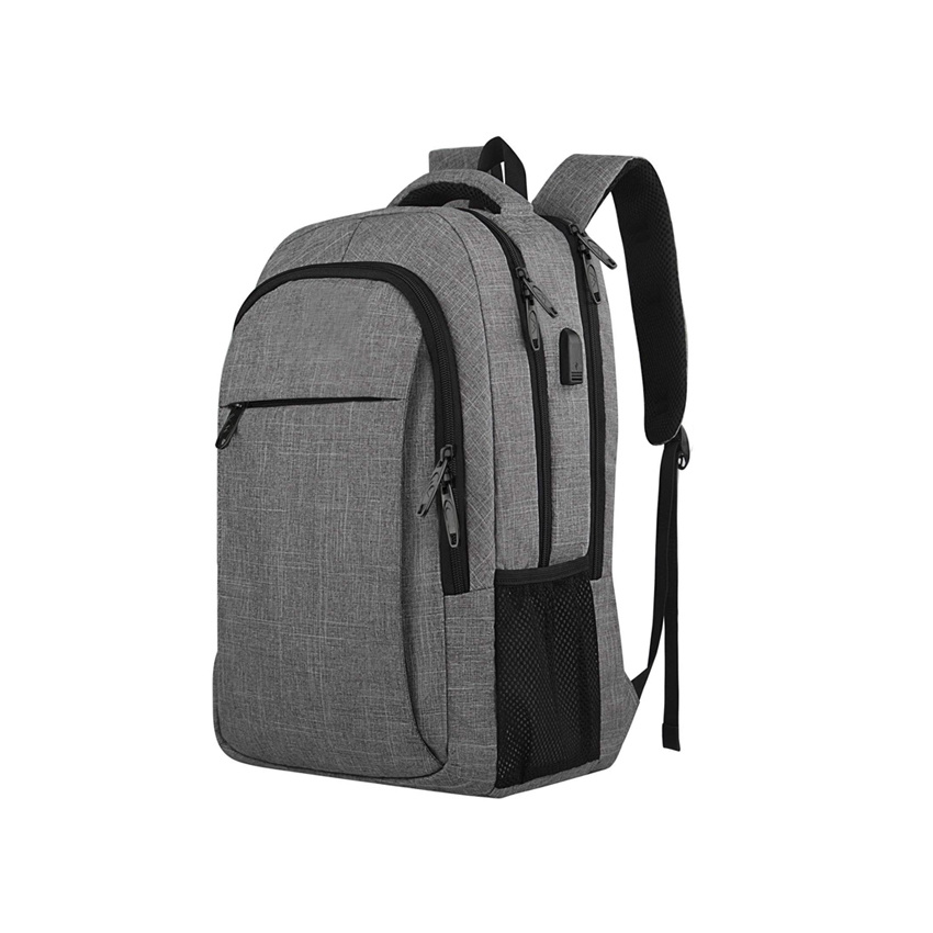 Laptop-Rucksack f&uuml;r Reisen, Wandern, Business Anti-Diebstahl Schlanker, langlebiger Laptop-Rucksack mit USB-Ladeanschluss Wasser